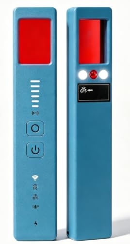 Rilevatore di Telecamere Nascoste, Cimici e Microspie – 5 in 1: Rilevatore GPS Anti-tracciamento, Detector RF a Banda Larga, 6 Sensibilità – per Casa, Hotel, Ufficio | Antispia