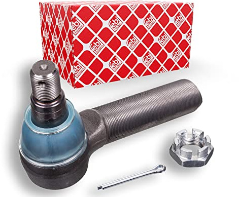 febi bilstein 39407 Tie Rod End with castle nut and cotter pin, pack of one
