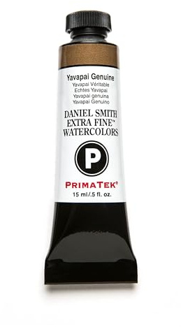DANIEL SMITH Extra Fine Watercolor 15ml Paint Tube, Yavapai Genuine, 0.5 Fl Oz (Pack of 1), Black