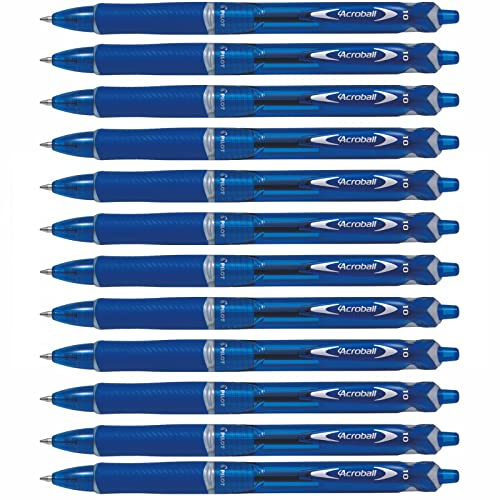 Pilot Acroball BegreeN Ballpoint Pens Medium Tip Blue Pack of 12