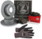 Inspektionspaket Zimmermann Bremsen Set inkl. Bremsscheiben Ø 253 mm und Bremsbeläge für hinten, 100% passend für Ihr Fahrzeug, inkl. Priner Montagehandschuhe, AN149