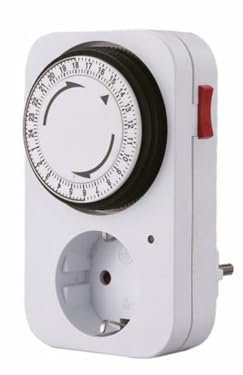 Perel E305D3-G 24 Standard Zeitschaltuhr Schutzkontakt, Deutsches System