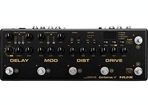 NUX Cerberus Multifunktions-Gitarren-Effektpedal Inside Routing IR Loader Analog Overdrive Distortion Digital Delay Modulation Effekte