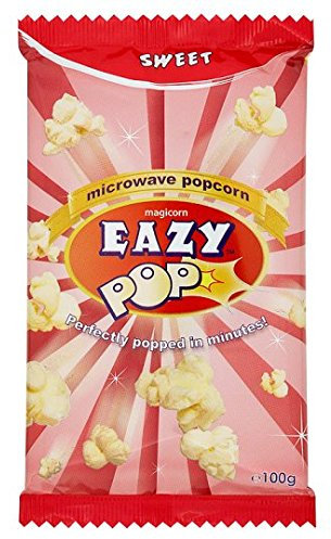 Eazypop Microwave Popcorn Sweet 100 g Pack of 16