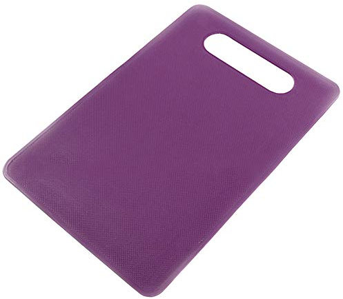 Austinstore Nonslip Plastic Chopping Board Food Cutting Block Mat Tool Kitchen Cook Supplies Purple