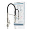 Schütte 23138 Design Spültischarmatur mit auswechselbaren Soft Touch Schlauch, 360 Grad schwenkbarer Wasserhahn für die Küche, Küchenarmatur Einhebelmischer, Mischbatterie in Edelstahl/Schwarz