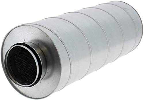 Vents Silenciador 125 mm - Ventilador de tubo de escape de aire de cultivo interior aire acondicionado adaptador ventilador
