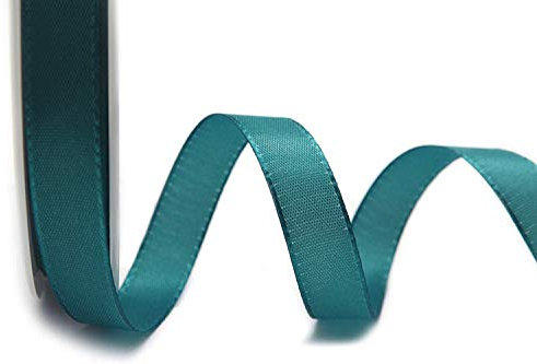 finemark 50 m x 15 mm TAFTBAND Petrol Dekoband Geschenkband Stoffband Tischdeko Hochzeit Ostern Schleifenband Visco TAFT Kartengestaltung Basteln