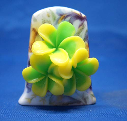 Birchcroft Porzellan-Fingerhut zum Sammeln – Cameo Stiefmütterchen