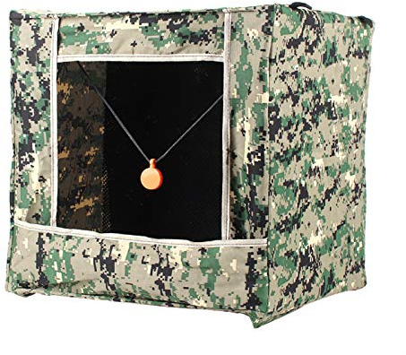 Trintion Slingshot Target Shooting Box 40X40X40CM Buffer Cloth Holder Case Foldable Camouflage for Catapult Hunting Practice