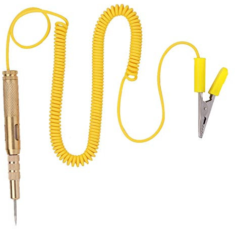 cercafase 12v + Tester del circuito del cavo del fusibile, Tester della penna di prova della tensione lampadina luce lampadina di 6V 12V 24V del circuito automobilistico del veicolo dell'automobile gi