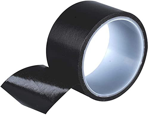 RAN Schwarzes Teflonband, PTFE-Film-Hochtemperatur-beständiges Band-Vakuum-Sealer-Maschinenband-Verschleißschutz Korrosionsbeständiges Isolierband, 0,18 mm Dicke (Size : 50mm widex 10 m Long)