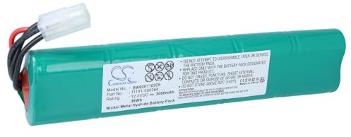 vhbw Akku kompatibel mit Medtronic Physio-Control Lifepak 20 | Physio Control LifePak 20 Medizintechnik (3000 mAh, 12 V, NiMH)