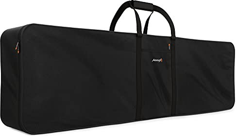 Audibax Onyx Bag 73 Plus - Funda para Teclados y Pianos de 49 Teclas - Bolso con Asas y Asa de Hombro Extraíble - Mochila Acolchada para un Piano Digital - Estuche Fabricado en Poliéster