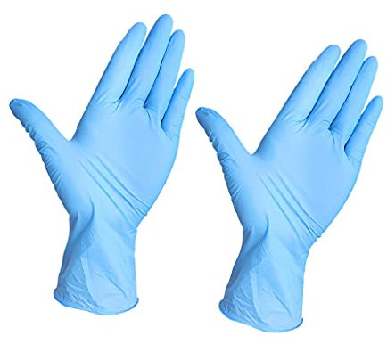 Colorful 1PC Einweg handschuhe Blau Gummi Nitril-Handschuhe puderfreie Tätowierhandschuhe Mechaniker Kochhandschuhe Komfortable