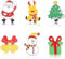 LOLIAS 6/9 STK Weihnachtsbrosche Set Mehrfarbige Emaille Brosche Xmas Santa Schneeflocken Rentier Schneemann Glocken Weihnachtsbäume Schmuck Pins für Weihnachtsdekorationen Weihnachtsfeier Feier