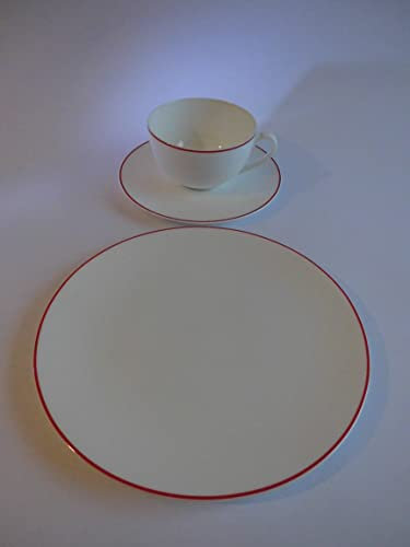 Dibbern FBC Simplicity rot - Kaffeegedeck 3-teilig - 1. Wahl NEU