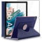ebestStar - Funda para Samsung Galaxy Tab A8 10.5 (2021) SM-X200 X205, Carcasa Capa Giratoria, 360 Protectora, Cuero PU Soporte, Azul Oscuro + Cristal Templado