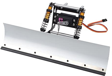KIPEKE Piezas de actualización de arado de Nieve RC duraderas, arado de Nieve de Coche Modelo RC, Herramientas de Pala de Repuesto para 1/10 RC TRX4 SCX10 RC Off-Road Car DIY Model Buggy