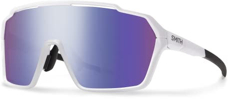 Smith Shift XL Mag Sportbrille, White-chromapop Violet Mirror