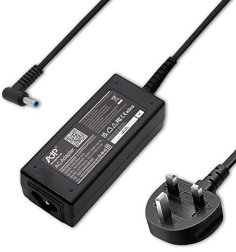 WIKIPARTS* New Replacement 45W 19.5V 2.31 Charger for HP PAVILION 14-CE0521SA, PAVILION BEATS 15-P089NA, 14S-FQ0509SA Laptop Adapter With UK Power Cord