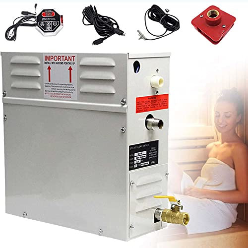 Einfach zu installierendes Haushalts-Dampferzeuger-Set für Sauna Spa und Türkisches Bad mit Steuerung â€“ Ideal für Duschen und Wohnungen bis zu 20 m³.