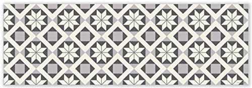mubusi Alfombra Vinílica Cocina Salón - Varios Tamaños - (Sur Gris 60x180 cm)