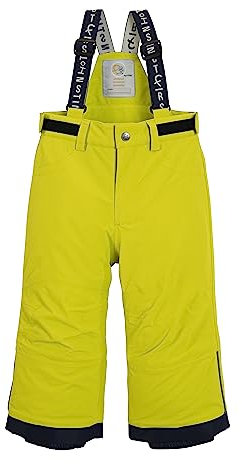 first instinct by killtec Kinder Skihose/Matschhose/Funktionshose mit Trägern und Schneefang FISW 48 MNS SKI PNTS, Lime, 86, 39989-000