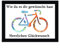 Frexpor Geldgeschenk Fahrrad für Männer und Frauen, originell Geburtstag Geschenke Verpackung, Coole Geldgeschenke Bilderrahmen für Freunde, Familie, Liebhaber usw, DIN A5 (Schwarz)