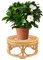 Pflanzenständer Rattan 21cm / 28cm Runde Sockel Blumenhocker Blumentopfständer Innen Außen Deko Pflanzenregale Topfgestell für Balkon Garten Dekoration(8.3x4.3in)