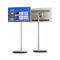 GTUOXIES 32 4K UHD Monitor Smart Screen Mobile TV, Altoparlanti stereo, Completamente in alluminio, Android 13, Angoli regolabili, App, Touch e telecomando, Air Lifter, Più facile da installare