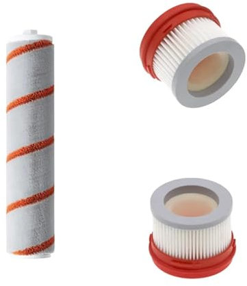 BOtizr Handheld-Akku-for Staubsauger-Teile, Hepa-Filter, Hauptbürste, for Xiaomi, for Dreame V9, tragbares kabelloses for Staubsauger-Zubehör (Color : 1 Brush 2 Filter)