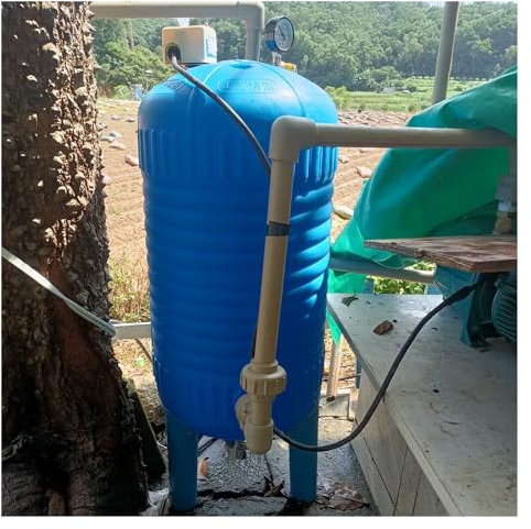 Vaso de expansión 50 60 100 120 150 200 litros Tanque de vejiga de pozo de agua, Tanque de presión de agua de jardín para bomba de pozo, Contenedores de almacenamiento de agua de expansión de PE ( Siz