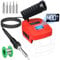 Saldatore senza fili per batteria Milwaukee M18 da 18 V, riscaldamento rapido, stazione di saldatura digitale LCD elettrica con porte di ricarica USB e di tipo C, set di saldatore regolabile portatile