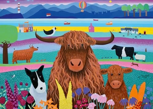 Ravensburger Highland Life 1000 Piece Jigsaw Puzzles for Adults and Kids Age 12 Years Up