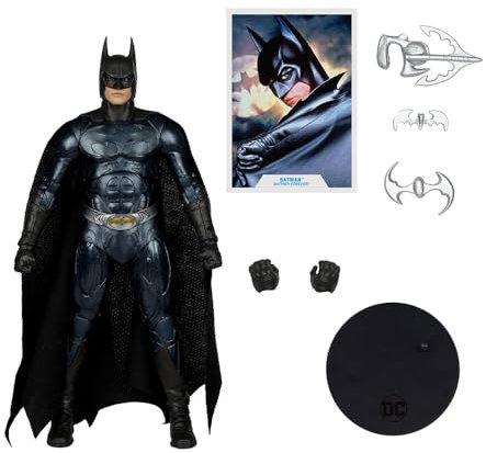 Bizak McFarlane 64385666 Batman Forever DC Multiverse Two-Face-Figur, Collet to Build-a Albträume Fledermaus, beweglich, mit Zubehör, 18 cm