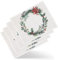 NOAH VERDE Tischsets 4er Set Weihnachten 35x45cm Baumwolle, Teller Untersetzer, Tisch Untersetzer-Set, Platzdeckchen Stoff Tischsets Platzsets, Tischunterlage Esstisch, Tischset, Weihnachtsdeko Tisch
