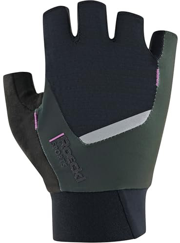 Roeckl Sports Diamante 2 Damen Fahrrad Handschuhe kurz grün/schwarz 2025: Größe: 7.5