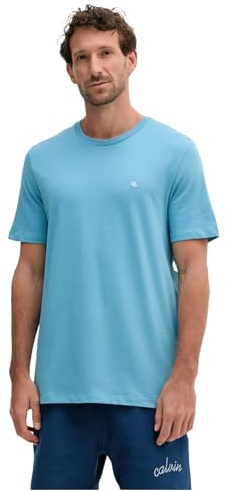 Calvin Klein Herren T-Shirt Kurzarm Smooth Solid Tee mit Rundhalsausschnitt
