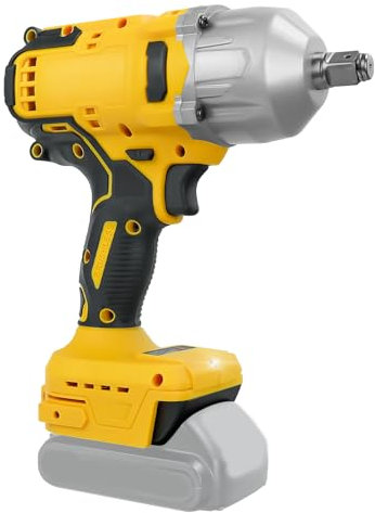 Cordless Impact Wrench for Dewalt 20V Battery, 800N.m Brushless Impact Gun (600 FT-LBS, 1/2 High Torque Impact Driver with 3 Modes Speed and LED Light