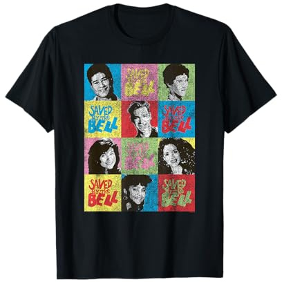 Saved By The Bell Blocks With Faces T-Shirt
