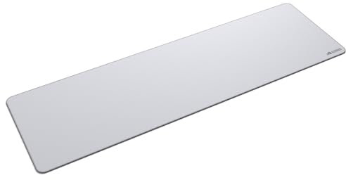 Glorious Gaming Mouse Pad GMP 2 - LE - Spill-proof Mouse Pad, Optimised for Gaming Sensors, Balanced Surface for Speed & Control, Stitched Edges - 915 mm x 280 mm x 3 mm - White Desk Mat