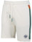Roland Garros Pantaloncini in pile da uomo, collezione ufficiale, da tennis, bianco, L