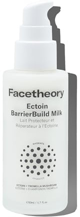 Facetheory Ectoin Barrier Build Milk Moisturiser - Calmer, Stronger, more Resilient Complexion and Barrier - Lightweight Milk Texture for Easy Application & Moisturising - Vegan & Cruelty Free (50ml)