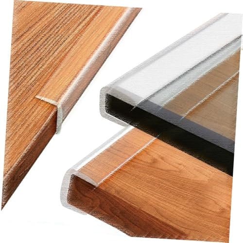 VLKLPZAHAK 10ft 16.5ft Glass Door Edge Protector Strips Transparent Seal Strip U-Shaped Clear Silicone Edge Banding Cabinet Veneer Channel Edge Trim(2mx24-26mm/0.9-1in)