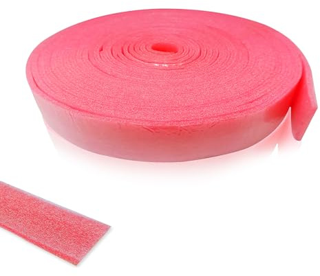 Randdämmstreifen Selbstklebend für Ausgleichsmasse: 50 mm x 5 mm x 20 m Randdämmstreifen für Ausgleichsmasse Randstreifen für Fußbodenheizung und Wänden Rosa