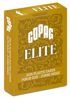 Copag Pokergröße Jumbo Index Gold Spielkarten