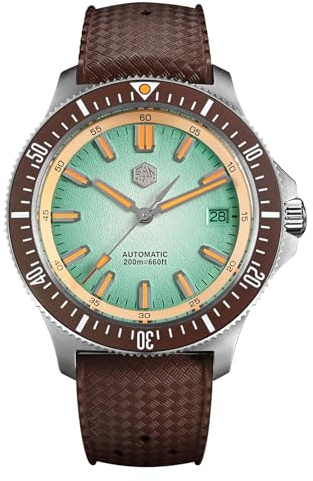 TACTICAL FROG San Martin SN0118 Automatikuhr Für Herren, 40 mm Saphirglas-Taucheruhr, Edelstahl 316L, Wasserdicht bis 200 M