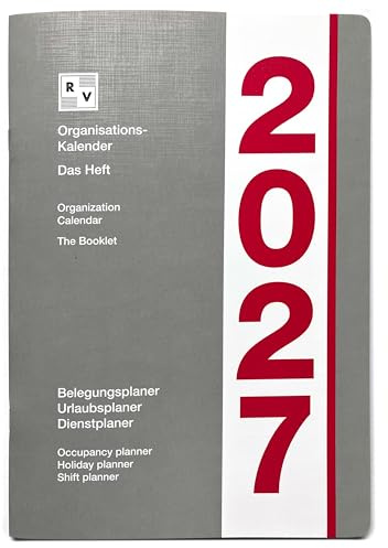 Organisationskalender Das Heft 2027 Zimmerbelegungsplaner | Zimmerbelegungskalender, Zimmerbelegungsplan, Zimmerbelegungsplaner, Urlaubsplaner, Personalplaner, Made in Germany