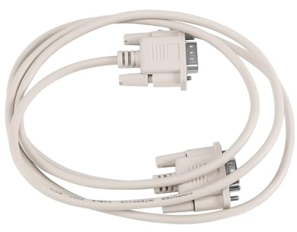 Lafeier Cavo adattatore RS232 DB9 9 pin maschio a VGA video 15 grigio chiaro